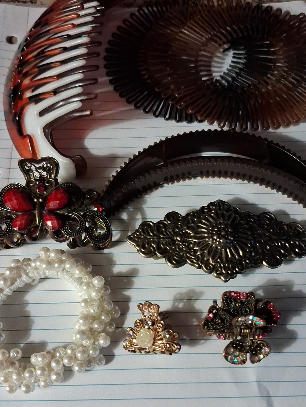 Vintage Hair Accessory Lot